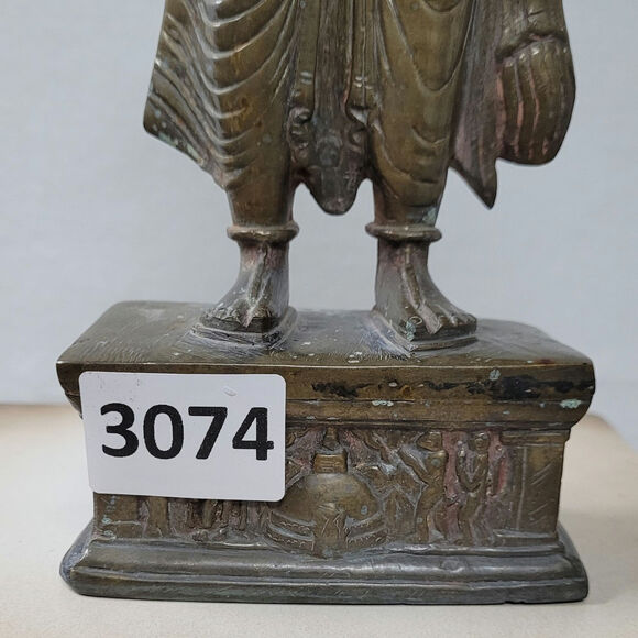 Standing bodhisattva Maitreya the future Buddha, India 19th/20th century - Picture 15 of 15